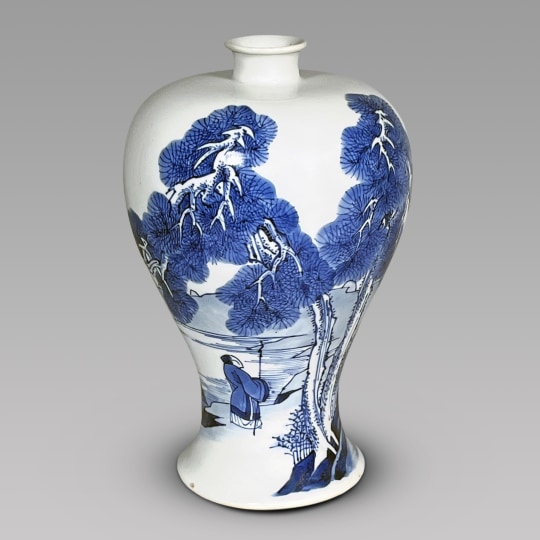 Chinese Blue and White Porcelain Meiping