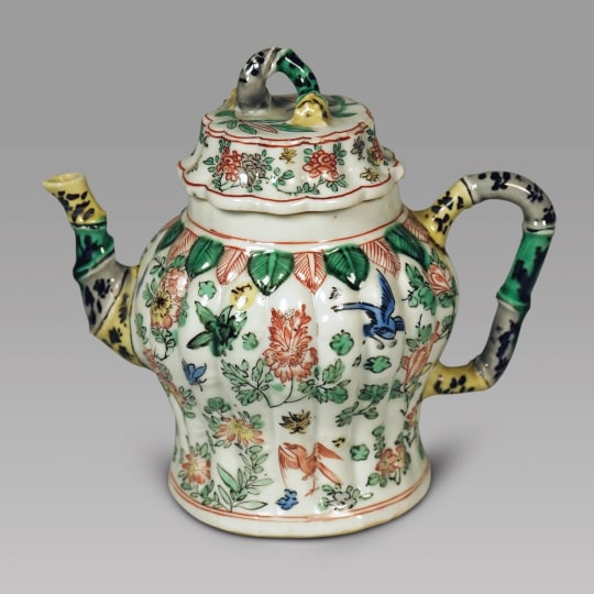 Chinese Famille Verte Glazed Porcelain