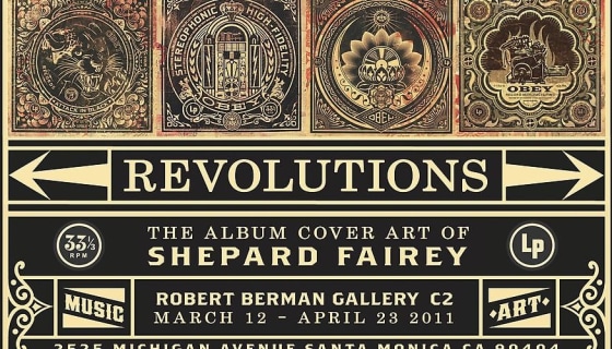Revolutions: The Album Cover Art of Shepard Fairey