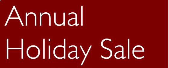 Annual Holiday Sale