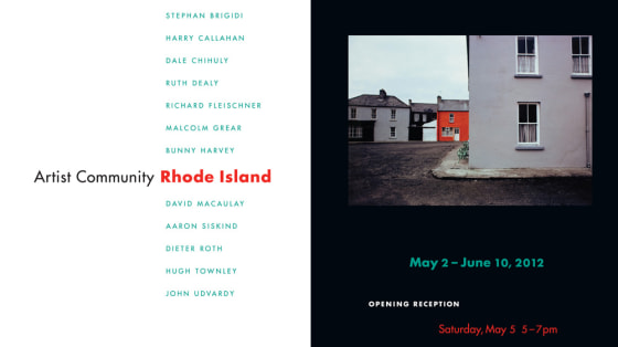 ARTIST COMMUNITY: Rhode Island