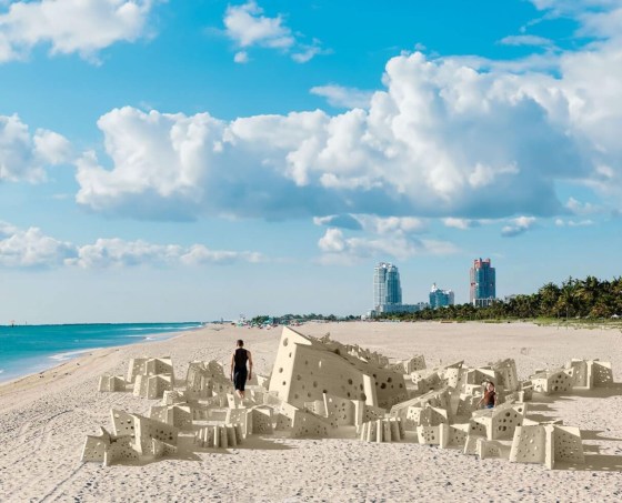 Carlos Betancourt and Alberto Latorre roll out new installation connected to The ReefLine by OMA’s Shohei Shigematsu