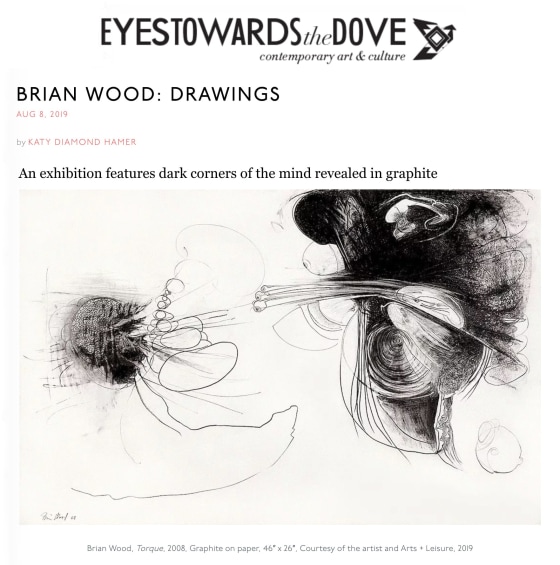 Brian Wood &quot;Drawings&quot; featured on Eyes Towards the Dove
