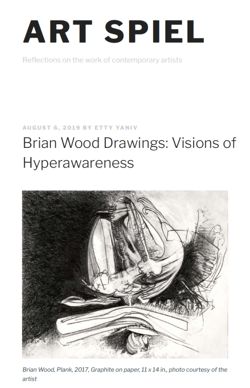 Brian Wood &quot;Drawings&quot; featured on Art Spiel