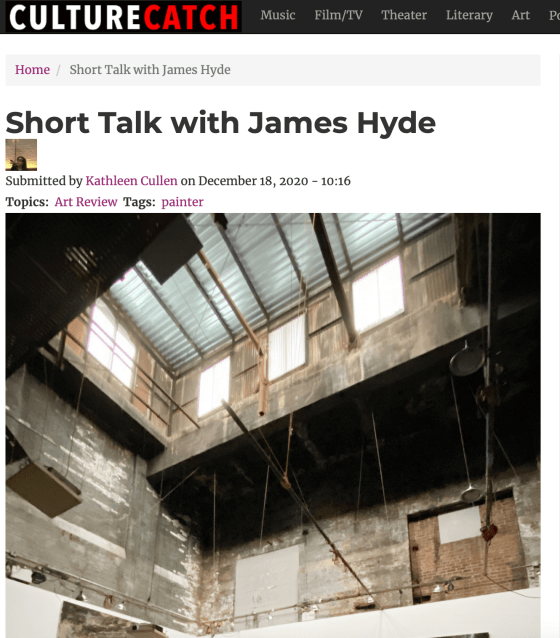 Short Talk with James Hyde