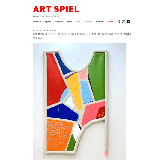 Cosmic Sentiment and Sculptural Gesture: Jai Hart and Kelly Worman at Freight + Volume