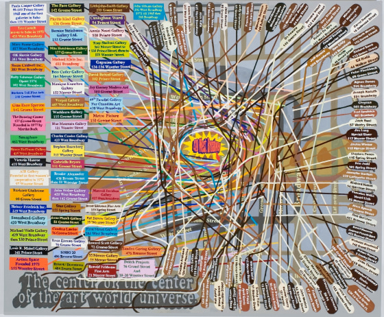 New York's Art History: An Interactive Map, Help Made by Loren Munk: