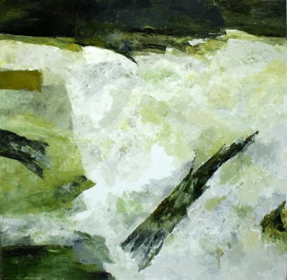 Ram Kumar UNTITLED ABSTRACT 3 2006 Oil on canvas 36 x 36 in.