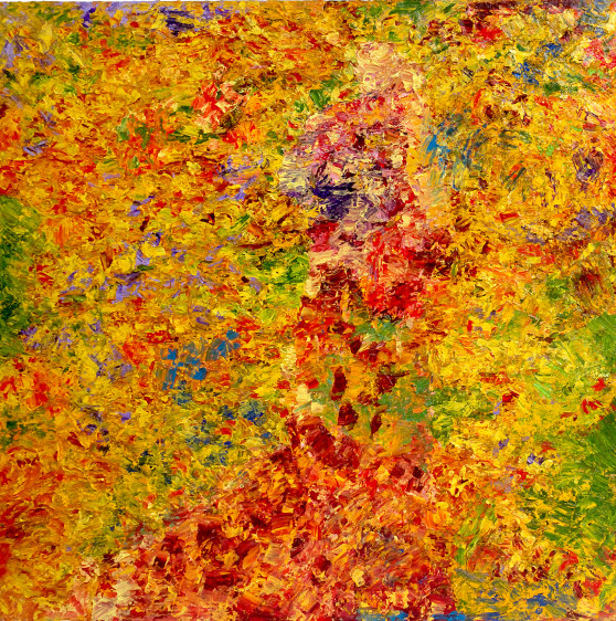 Sharmistha Ray FIELDS OF GOLD #2 2013 Oil on linen 60 x 60 in.
