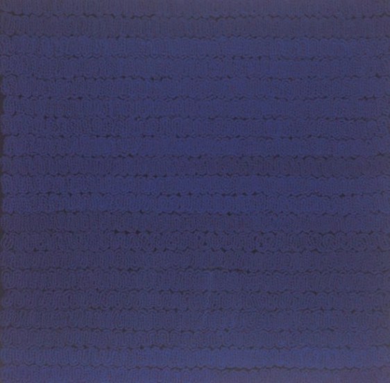 Shobha Broota NOCTURNAL BEAUTY 2006 Wool on canvas 30 x 30 x 1 in.