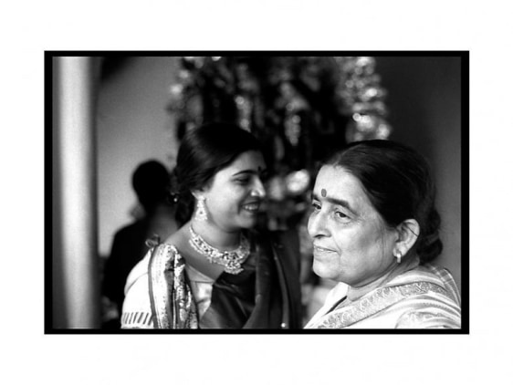 Sanjeet Chowdhury DIPTA AND HER MOTHER AT THEIR ANCESTRAL HOME DURING 180 OLD DURGA PUJA 2009 C-print on photographic paper 16 x 24 in.