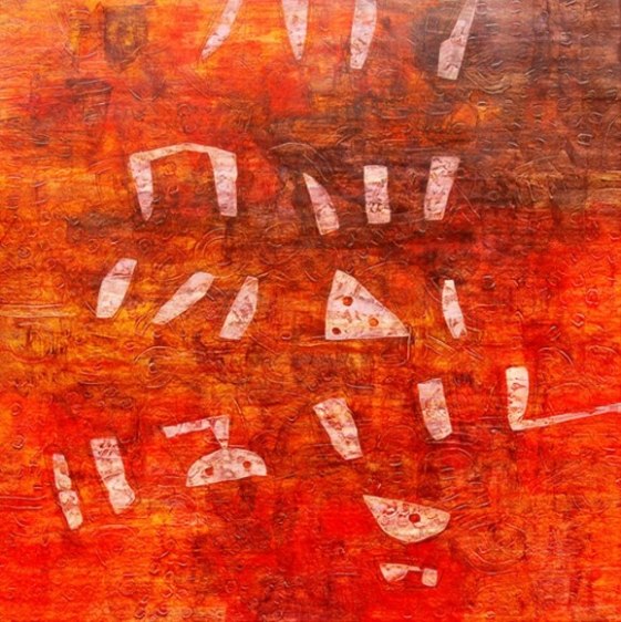 UNTITLED 6 2008 Acrylic on canvas 44 x 44 in.