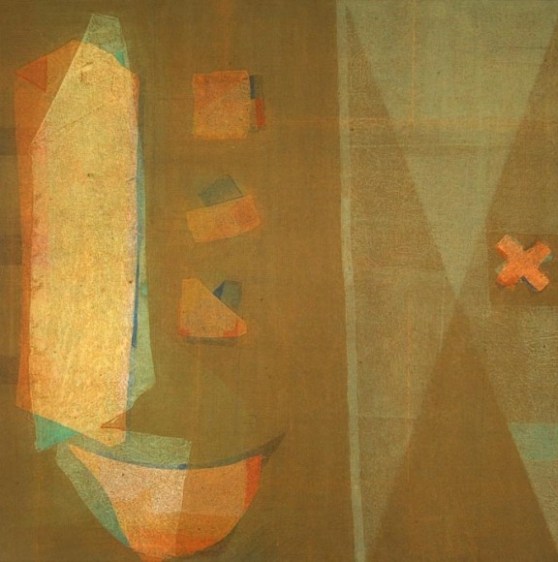 Manish Pushkale UNTITLED 3 2007 Oil on canvas 40 x 40 in.  SOLD