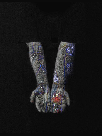 Vidya Kamat Birth. Marks 9 2008 Digital print on archival paper 44 x 36 in.