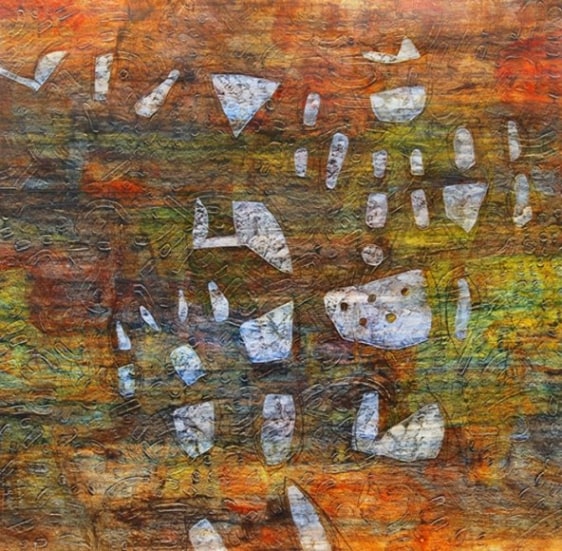 UNTITLED 8 2008 Acrylic on canvas 44 x 44 in.