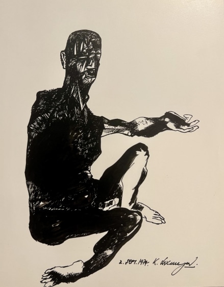 K. Laxma&nbsp;Goud, Untitled (One Arm Man), 1974