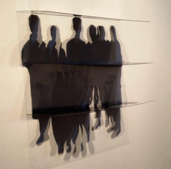 Amna Ilyas UNTITLED 9 2011 Paint on Acrylic 36 x 30 in.