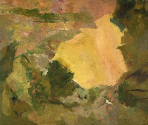 Ram Kumar UNTITLED ABSTRACT 6 2007 Oil on canvas 30 x 36 in.  NFS