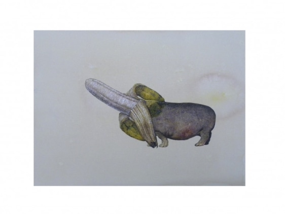 Avishek Sen There was no Escape 2016 Water based medium on paper 11.5 x 16 in.