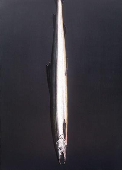 Rajan Krishnan Thy Golden Fruits / Plant of Sustenance 2012 Acrylic on canvas 84 x 72 in.