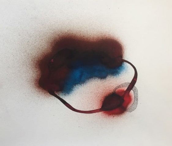 Manisha Parekh NY Pages 4 2017 Watercolor and ink on paper 15 x 18 in.