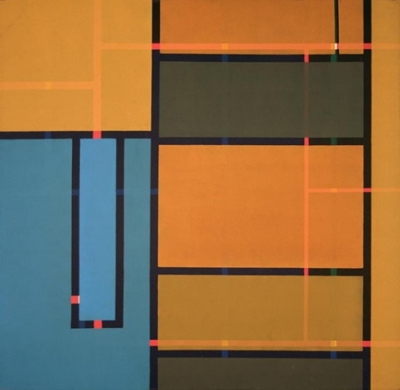 Rafique Shah UNTITLED 2 2007 Oil on canvas 49 x 49 in.  SOLD