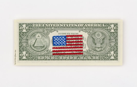 Abdullah M. I. Syed, Money Flag: USA (1 US$ Verso)&nbsp;