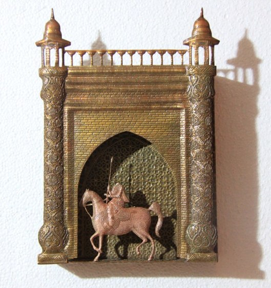 Adeela Suleman GATES OF FIRE 1 (Ed. of 3) 2014 Hand-beaten copper 12 x 8.5 in.