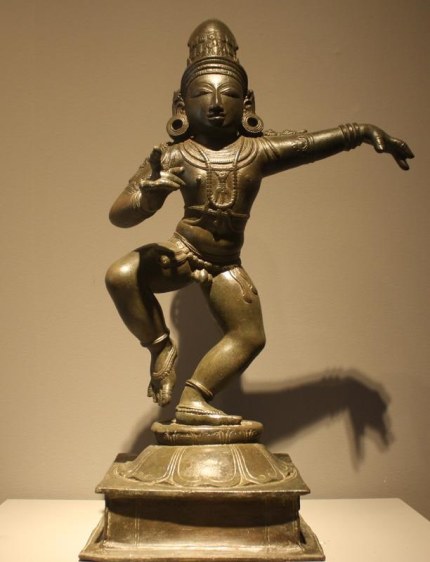 Saint Sambandar Late Chola Period Bronze 12th Century Height: 18.5 in.