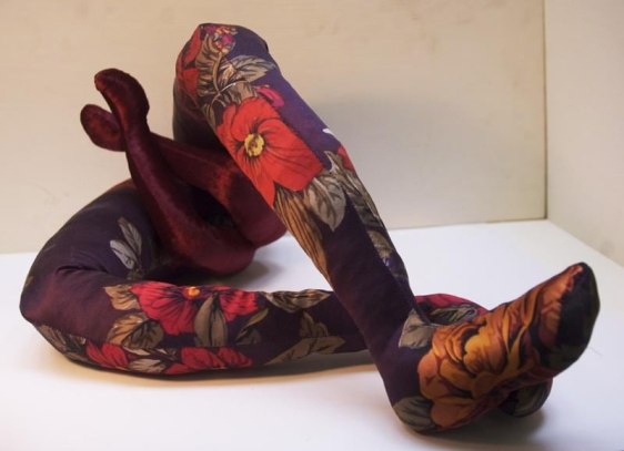 Cyra Ali SPECIMEN 1 2011 Fabric, polyester filling and wire 16 x 7 x 10 in.