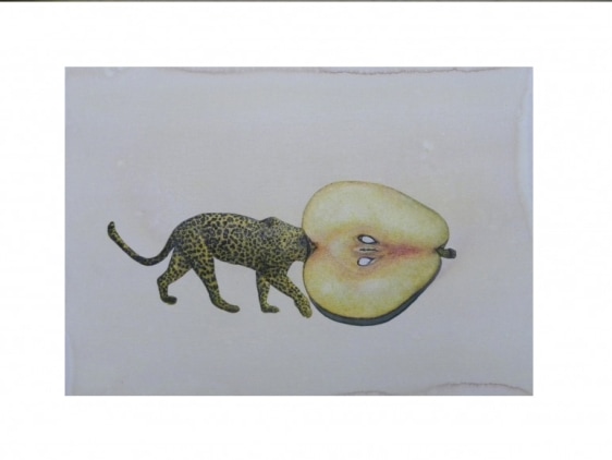 Avishek Sen There was no Escape 2016 Water based medium on paper 11.5 x 16 in.