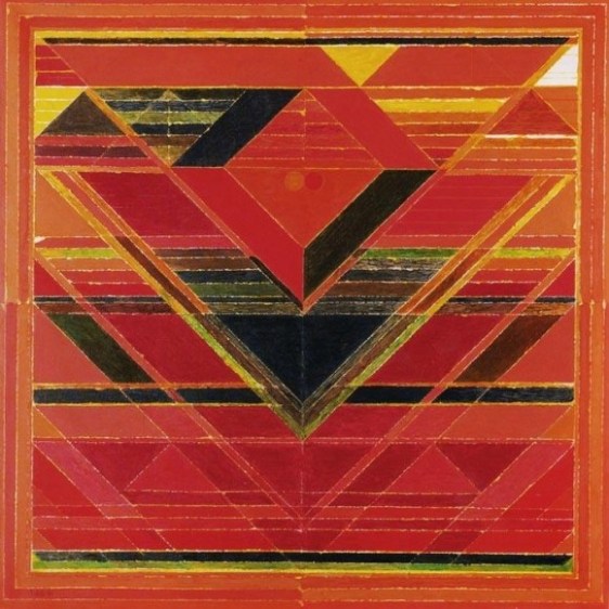 S. H. Raza NAD BINDU, FERTILITE 1988 Acrylic on canvas 31.5 x 31.5 in.