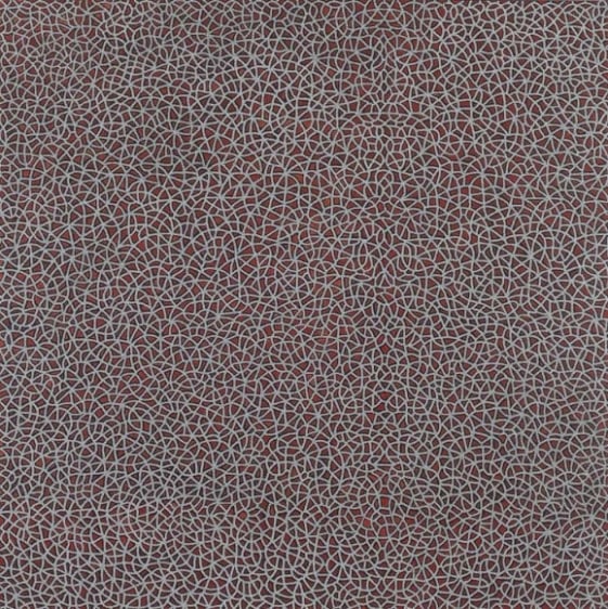 Anil Revri Fractal 39 2008 Mixed media on linen 48 x 48 in.