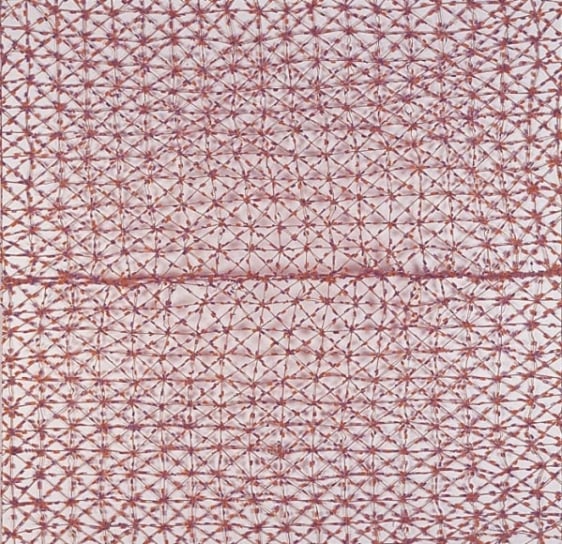 Shobha Broota FESTIVAL 2007 Thread on canvas 30 x 30 x 1 in.