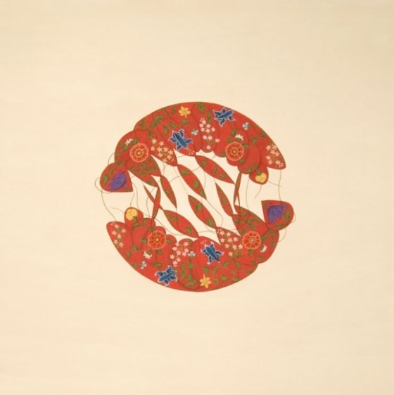 Tazeen Qayyum USE ONLY AS DIRECTED 2008 Gouache on wasli 11 x 11 in.