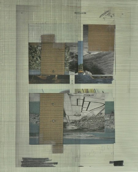 M. Pravat  Untitled (E)  2016  Mixed media on paper  26 x 21 in.