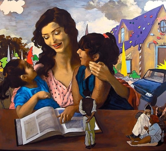 Salman Toor AASHIANA (HEARTH AND HOME) 2012 Oil on canvas 39.8 x 44 in.