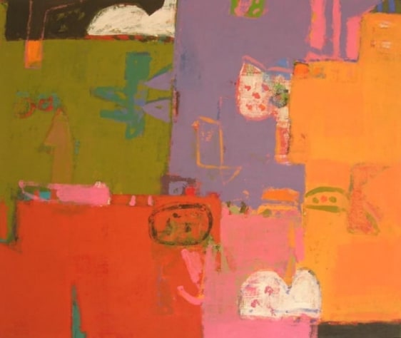 John Tun Sein UNTITLED ABSTRACT 22 2007 Acrylic on Canvas 44 X 53 in.