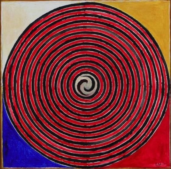 S.H. Raza KUNDALINI 2011 Acrylic on canvas 47 x 47 in.