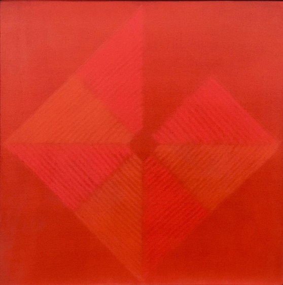 Shobha Broota Untitled - 6 2017 Oil and acrylic on canvas  24 x 24 in.