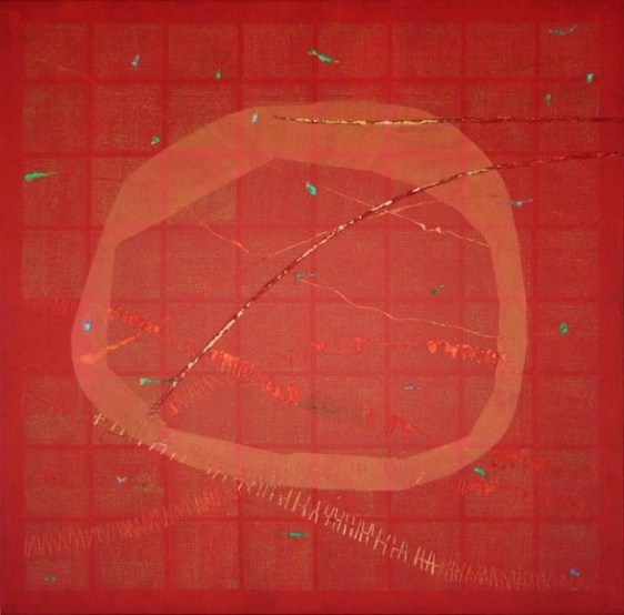 Surendra Pal Joshi UNTITLED 2 2007 Acrylic on canvas 48 x 48 in.