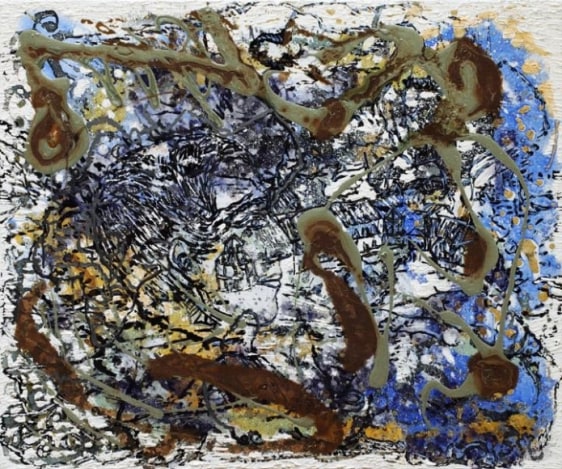 Jayashree Chakravarty UNTITLED (COUNTRY HOUSE) 2010 Acrylic and oil on canvas 30 x 36 in. NFS