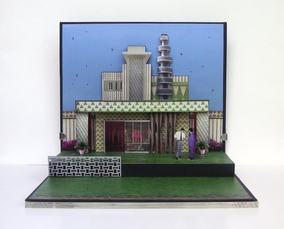 Asma Mundrawala OVERTURE 2007 Digital print on card 14 x 9 x 9 in.