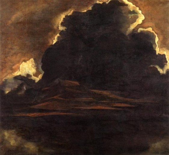 Jehangir Sabavala The Thundercloud Oil on canvas 34 x 37 in. 1963