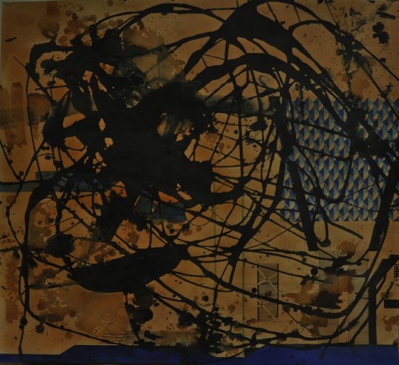 M. Pravat  Untitled (A2)  2016  Mixed media on paper  42 x 46 in.