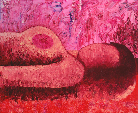 Sharmistha Ray BED OF ROSES #2 2013 Oil on canvas 60 x 72 in