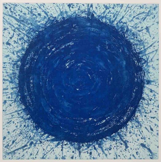 Abdullah M. I. Syed ENMESHED BLUE (Ed. of 10) 2013 Sugar-Lift, aquatint and embossed on Velin Ar