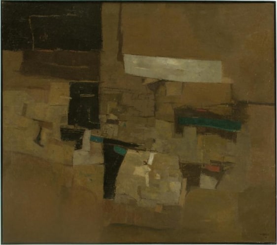 Ram Kumar UNTITLED 1966 Oil on canvas 47 x 51 in. NFS