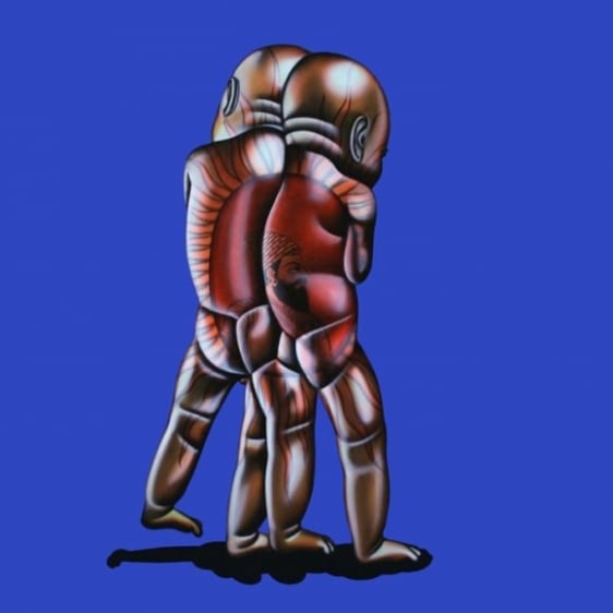 Chintan Upadhyay PROGRAMMED 2008 Acrylic and oil on canvas 36 x 36 in.