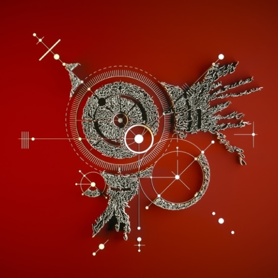 Saks Afridi  The Point (Code Switching Series)  2017  Lenticular print with audio accompaniment  18 x 18 in.